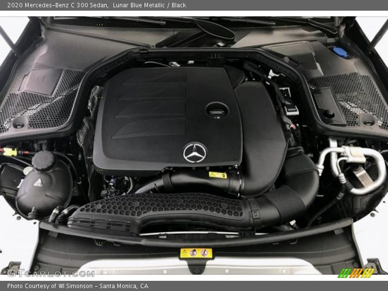 Lunar Blue Metallic / Black 2020 Mercedes-Benz C 300 Sedan