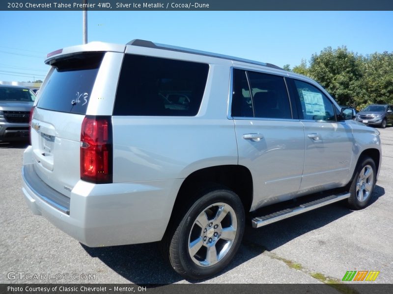 Silver Ice Metallic / Cocoa/­Dune 2020 Chevrolet Tahoe Premier 4WD