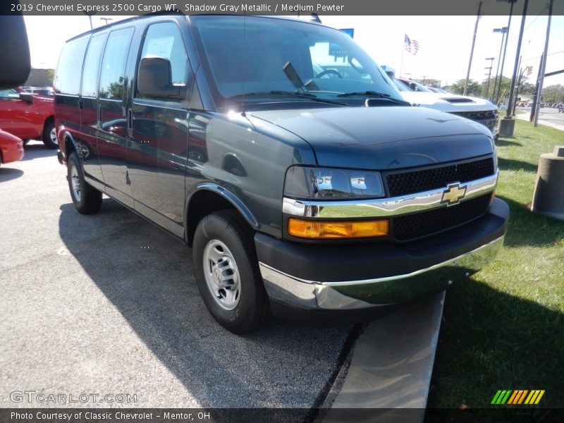 Shadow Gray Metallic / Medium Pewter 2019 Chevrolet Express 2500 Cargo WT