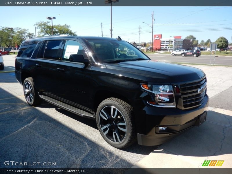 Black / Jet Black 2020 Chevrolet Suburban LT 4WD