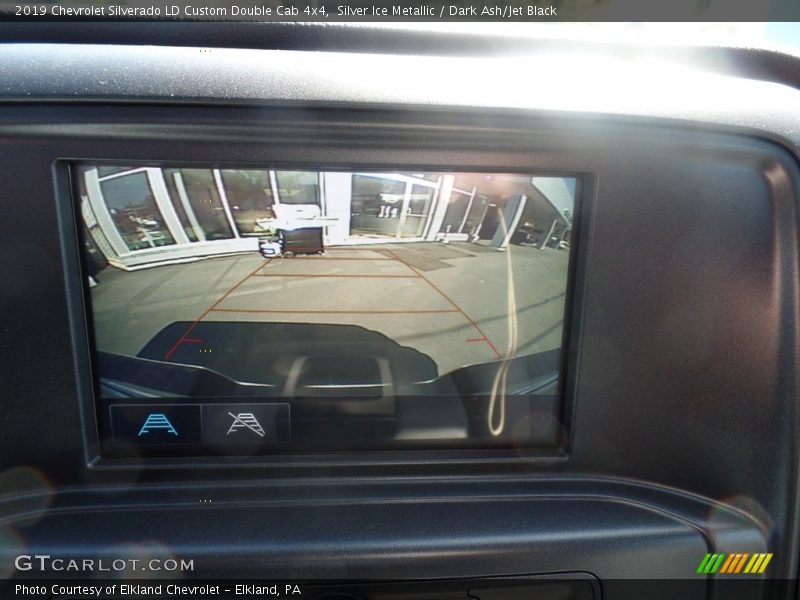 Silver Ice Metallic / Dark Ash/Jet Black 2019 Chevrolet Silverado LD Custom Double Cab 4x4