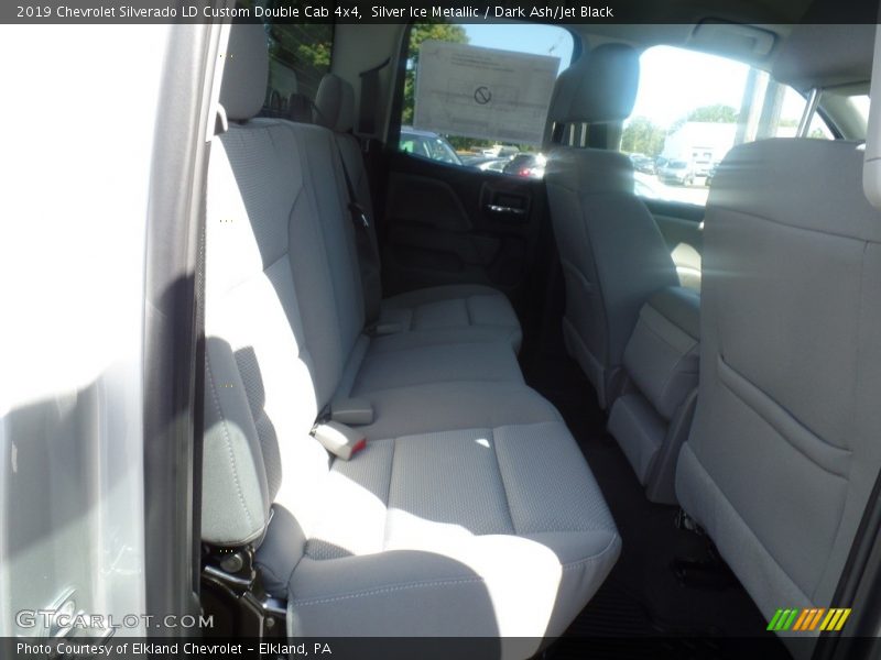 Silver Ice Metallic / Dark Ash/Jet Black 2019 Chevrolet Silverado LD Custom Double Cab 4x4