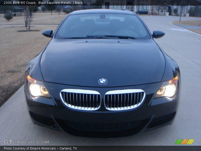 Black Sapphire Metallic / Black 2006 BMW M6 Coupe
