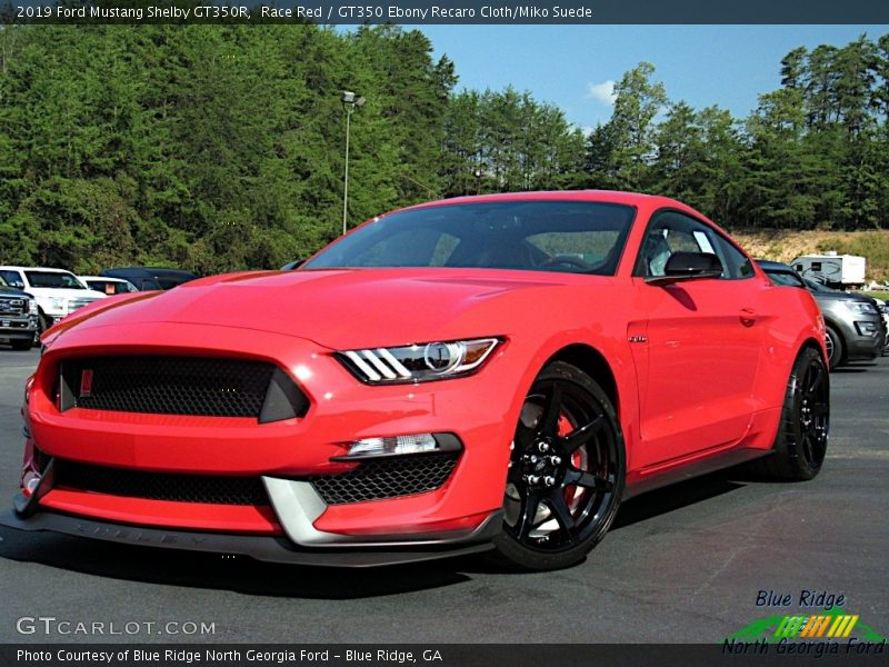 Race Red / GT350 Ebony Recaro Cloth/Miko Suede 2019 Ford Mustang Shelby GT350R