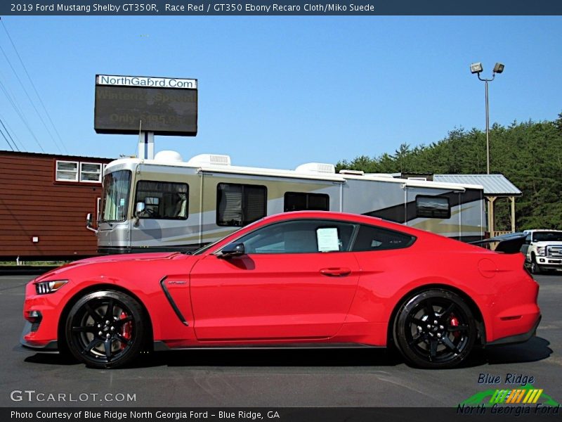 Race Red / GT350 Ebony Recaro Cloth/Miko Suede 2019 Ford Mustang Shelby GT350R