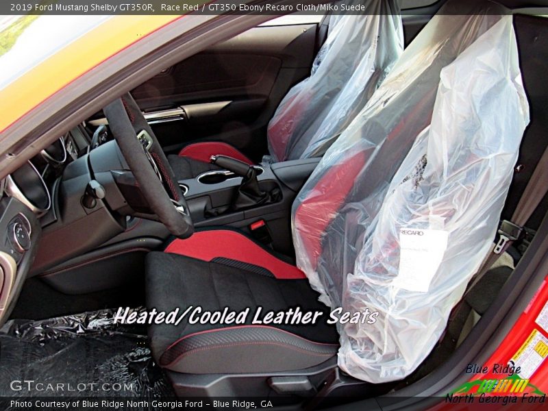 Race Red / GT350 Ebony Recaro Cloth/Miko Suede 2019 Ford Mustang Shelby GT350R