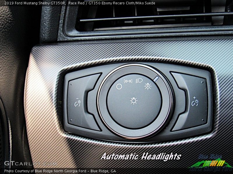 Race Red / GT350 Ebony Recaro Cloth/Miko Suede 2019 Ford Mustang Shelby GT350R