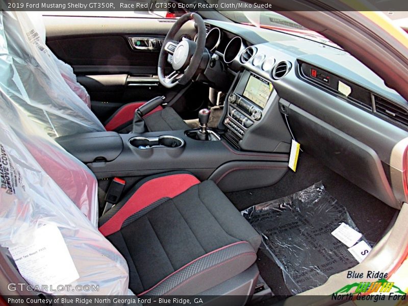 Race Red / GT350 Ebony Recaro Cloth/Miko Suede 2019 Ford Mustang Shelby GT350R