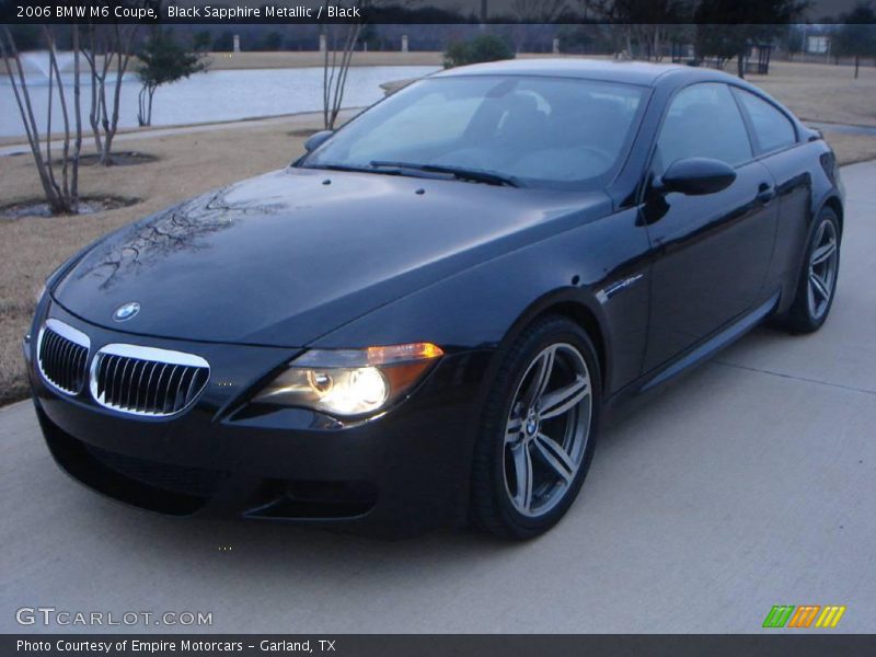 Black Sapphire Metallic / Black 2006 BMW M6 Coupe
