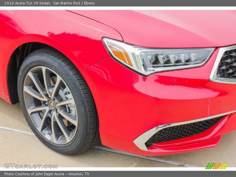 San Marino Red / Ebony 2019 Acura TLX V6 Sedan