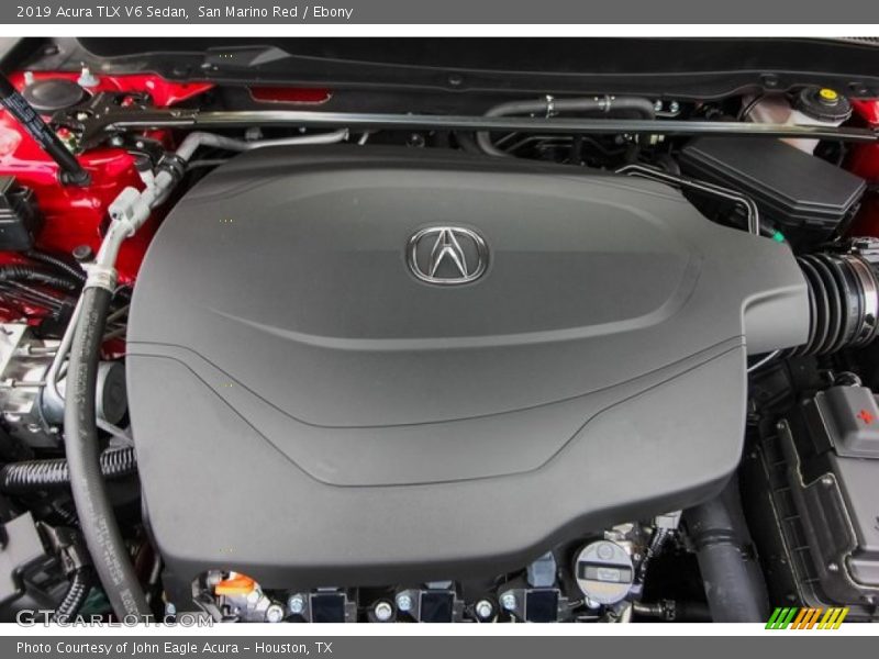 San Marino Red / Ebony 2019 Acura TLX V6 Sedan