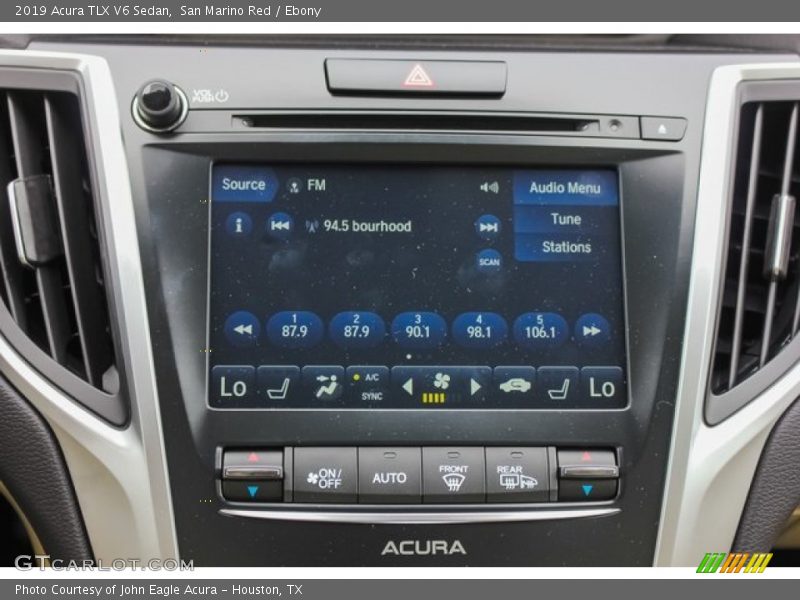 San Marino Red / Ebony 2019 Acura TLX V6 Sedan