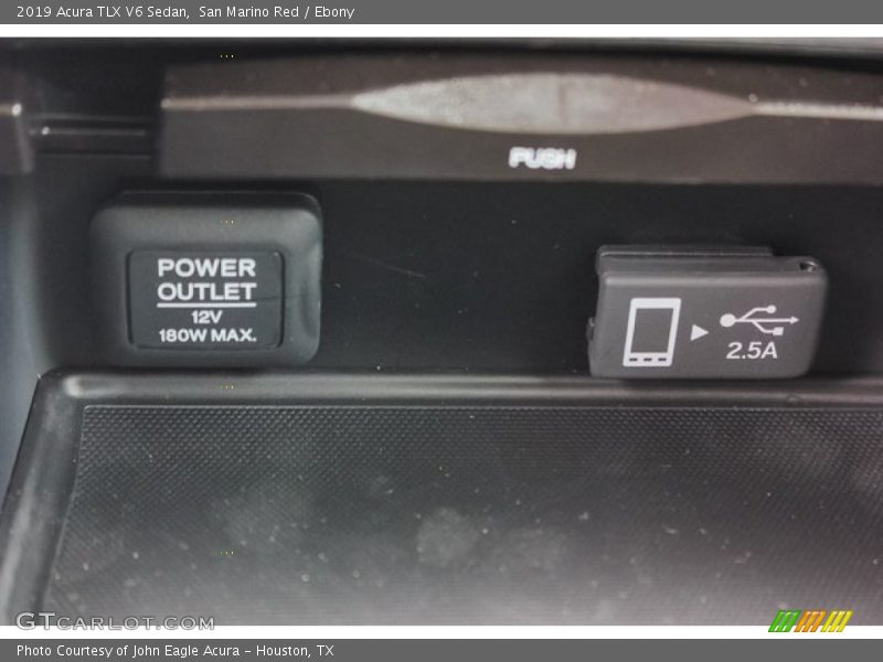 San Marino Red / Ebony 2019 Acura TLX V6 Sedan