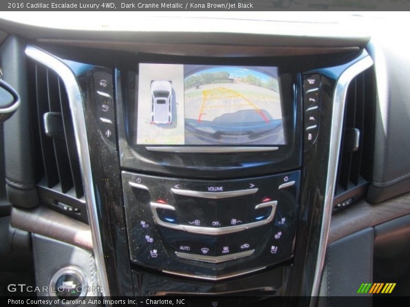 Dark Granite Metallic / Kona Brown/Jet Black 2016 Cadillac Escalade Luxury 4WD