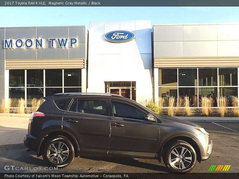 Magnetic Gray Metallic / Black 2017 Toyota RAV4 XLE