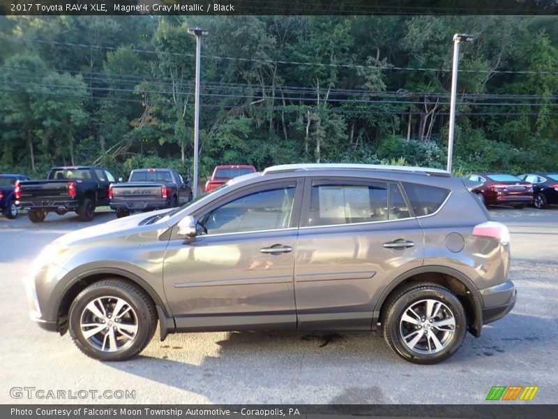 Magnetic Gray Metallic / Black 2017 Toyota RAV4 XLE