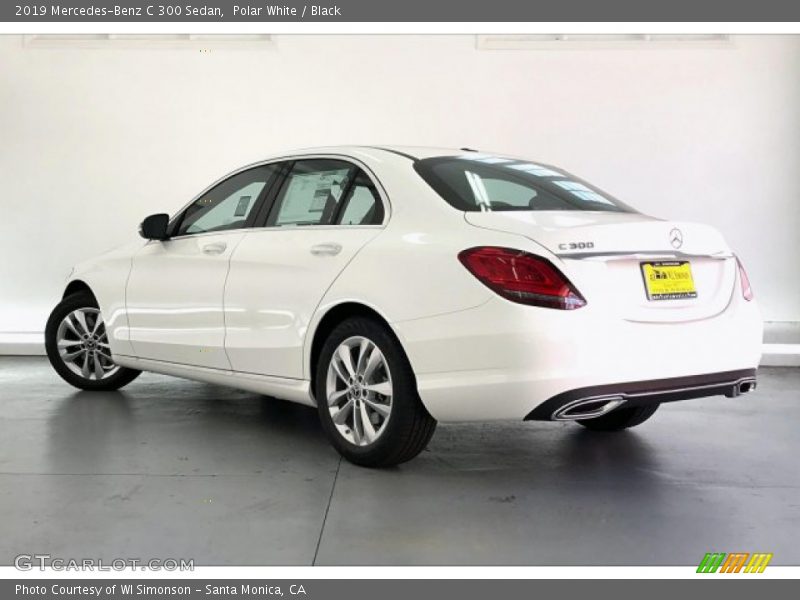 Polar White / Black 2019 Mercedes-Benz C 300 Sedan