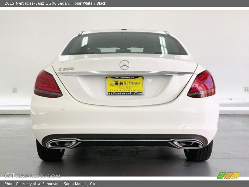 Polar White / Black 2019 Mercedes-Benz C 300 Sedan