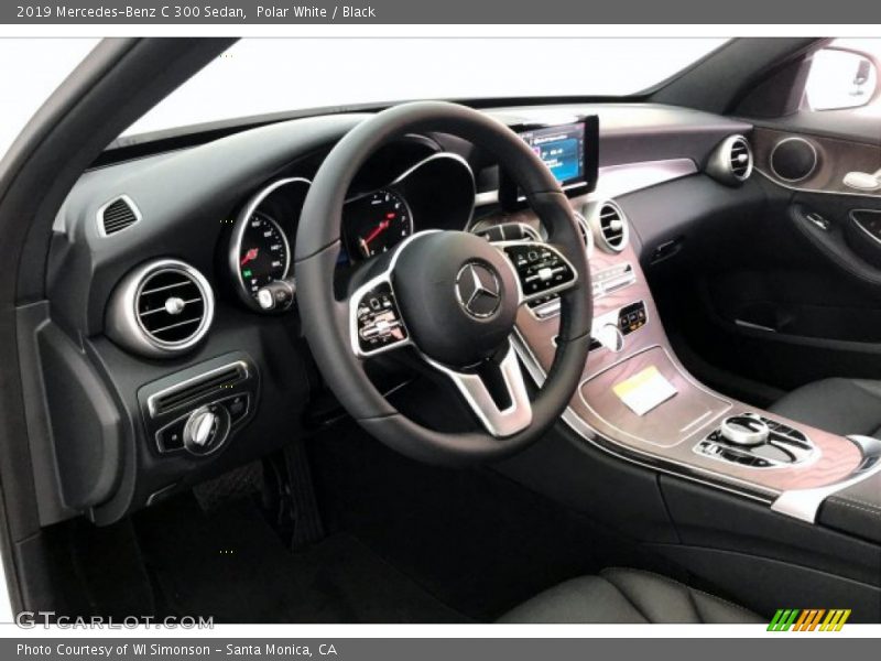 Polar White / Black 2019 Mercedes-Benz C 300 Sedan