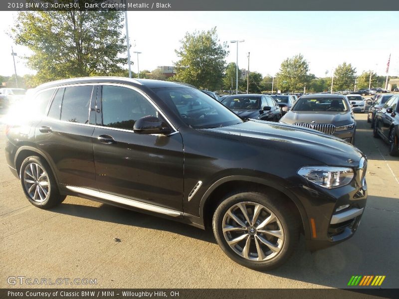 Dark Graphite Metallic / Black 2019 BMW X3 xDrive30i