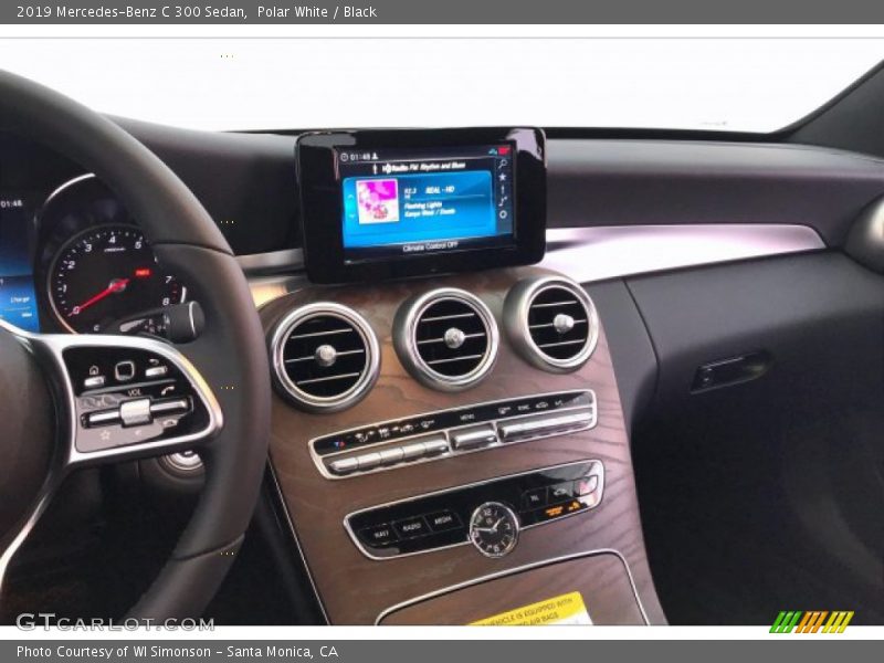 Polar White / Black 2019 Mercedes-Benz C 300 Sedan