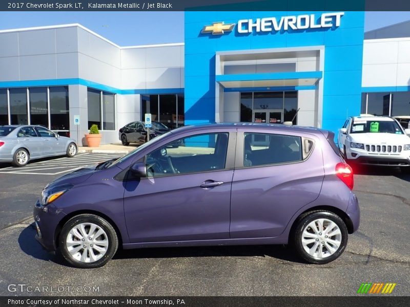Kalamata Metallic / Jet Black 2017 Chevrolet Spark LT