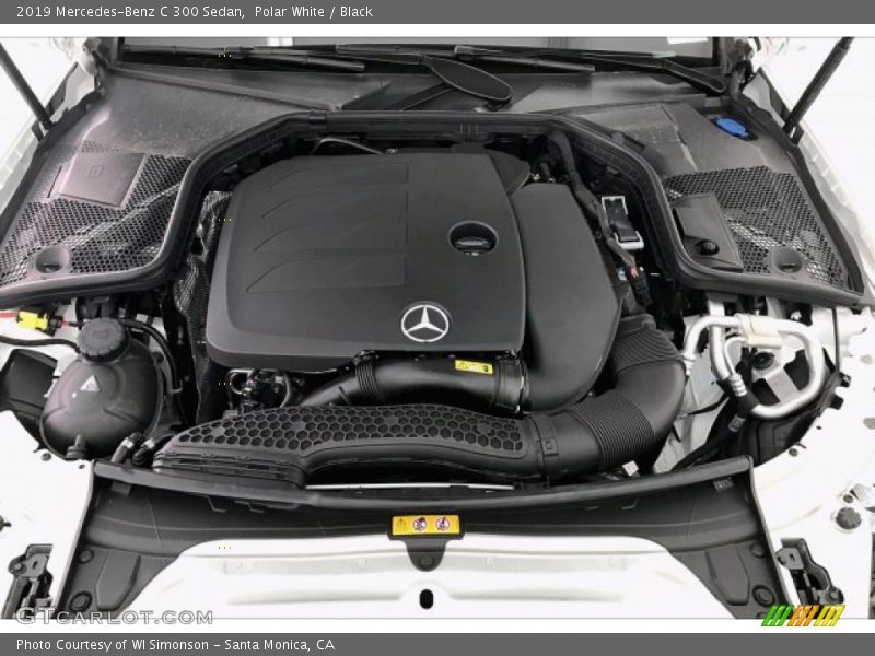 Polar White / Black 2019 Mercedes-Benz C 300 Sedan