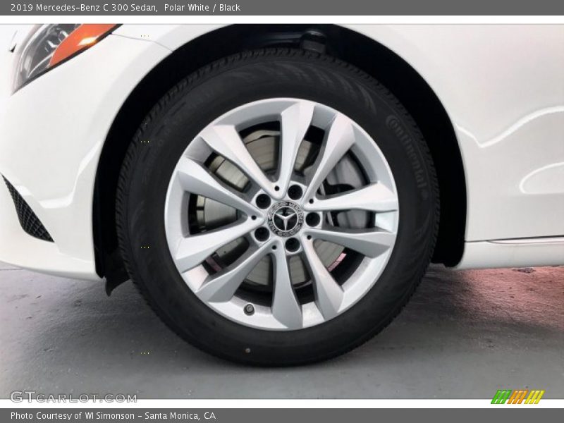 Polar White / Black 2019 Mercedes-Benz C 300 Sedan