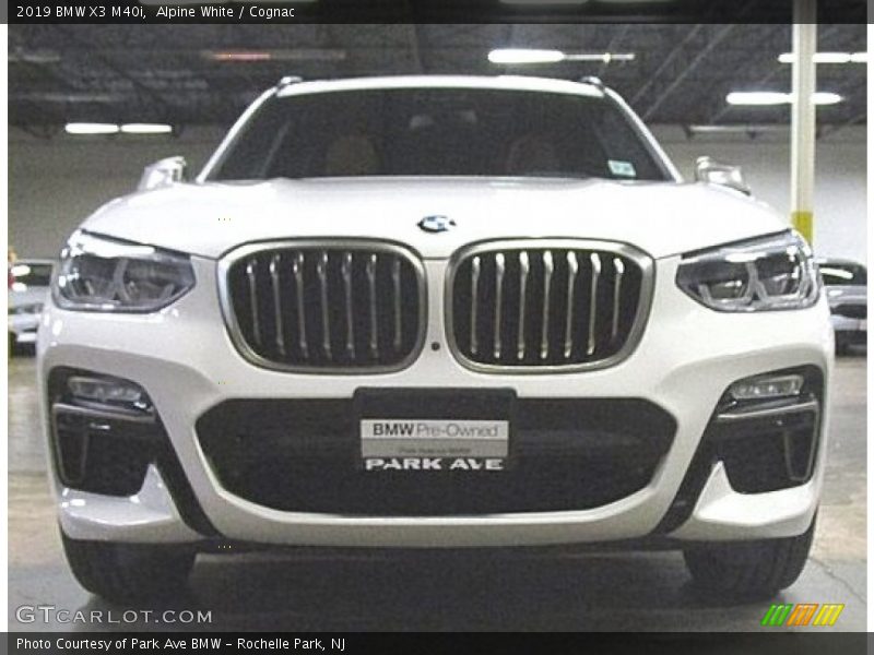 Alpine White / Cognac 2019 BMW X3 M40i