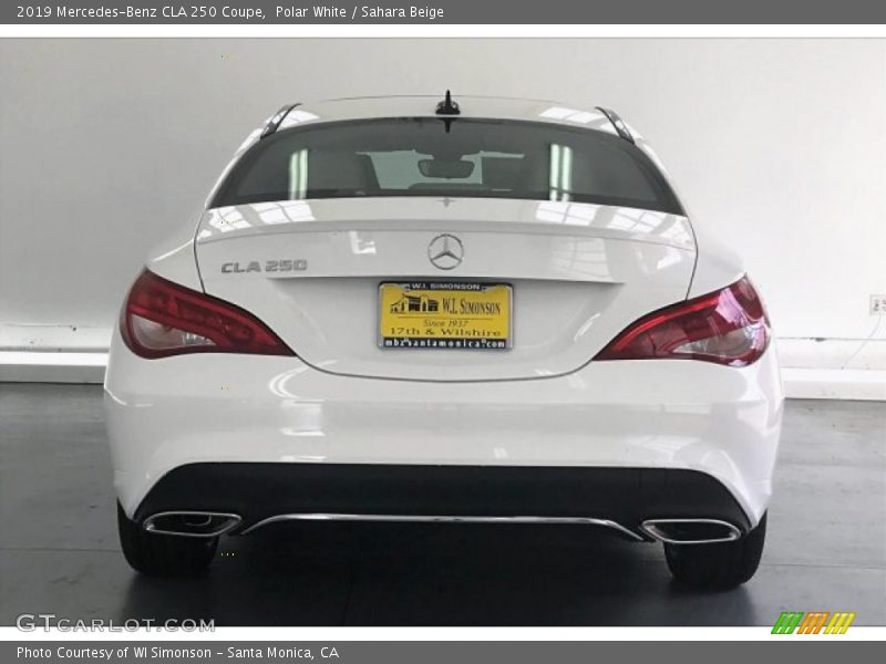 Polar White / Sahara Beige 2019 Mercedes-Benz CLA 250 Coupe