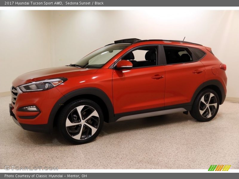 Sedona Sunset / Black 2017 Hyundai Tucson Sport AWD