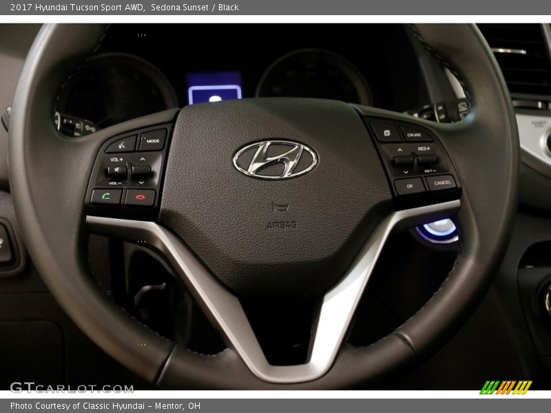 Sedona Sunset / Black 2017 Hyundai Tucson Sport AWD