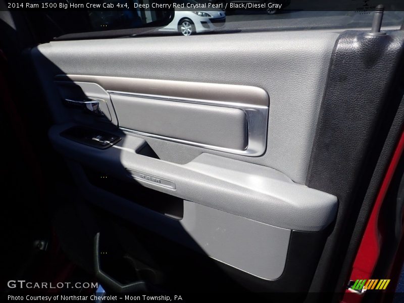 Deep Cherry Red Crystal Pearl / Black/Diesel Gray 2014 Ram 1500 Big Horn Crew Cab 4x4