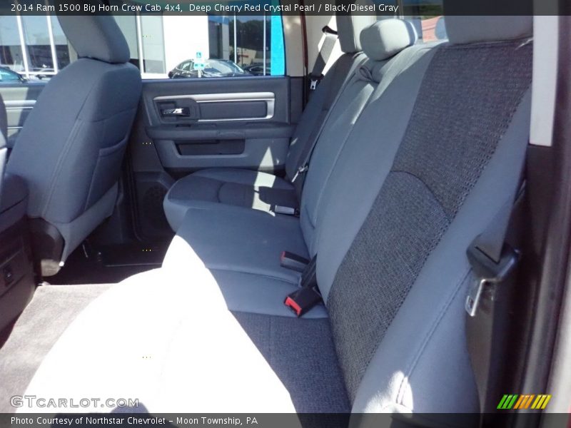 Deep Cherry Red Crystal Pearl / Black/Diesel Gray 2014 Ram 1500 Big Horn Crew Cab 4x4