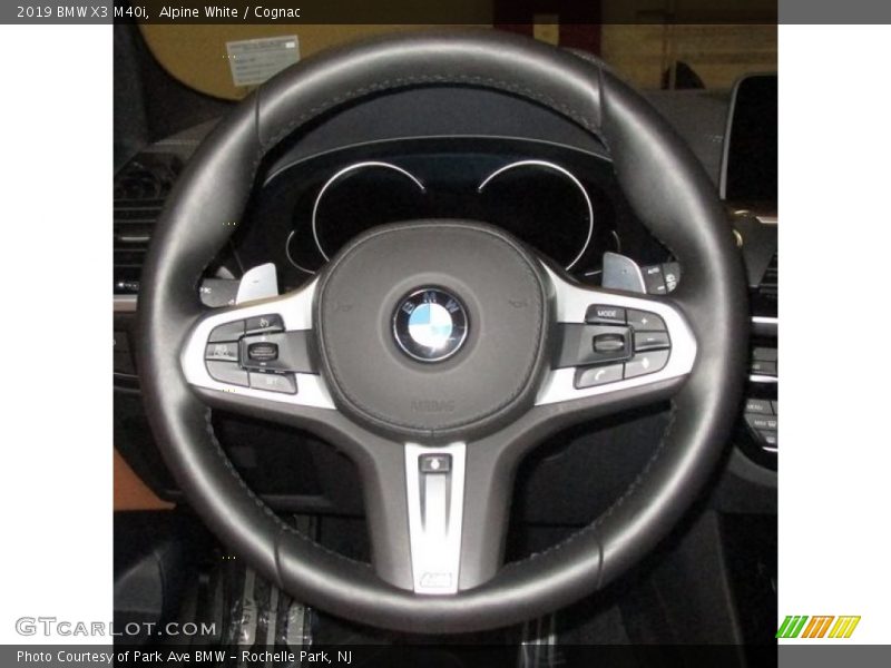 Alpine White / Cognac 2019 BMW X3 M40i