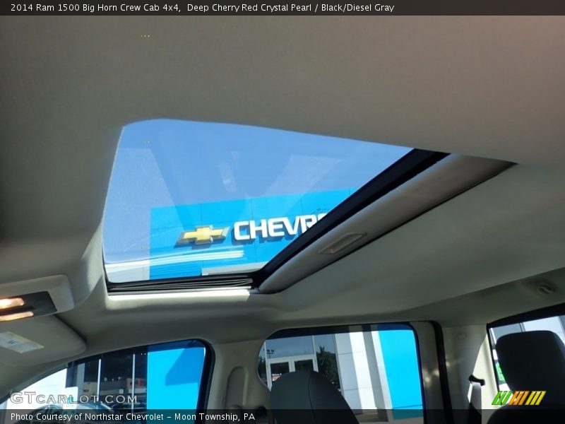 Deep Cherry Red Crystal Pearl / Black/Diesel Gray 2014 Ram 1500 Big Horn Crew Cab 4x4