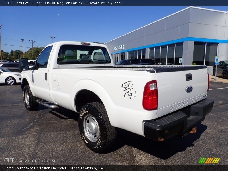 Oxford White / Steel 2012 Ford F250 Super Duty XL Regular Cab 4x4