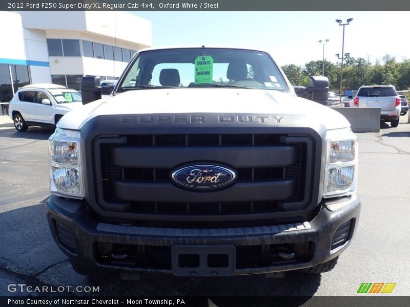 Oxford White / Steel 2012 Ford F250 Super Duty XL Regular Cab 4x4
