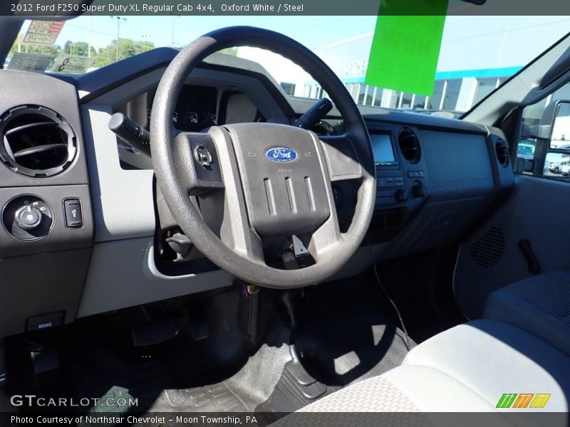Oxford White / Steel 2012 Ford F250 Super Duty XL Regular Cab 4x4