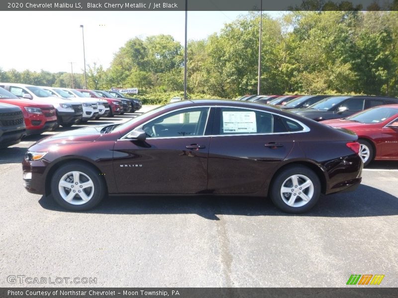 Black Cherry Metallic / Jet Black 2020 Chevrolet Malibu LS