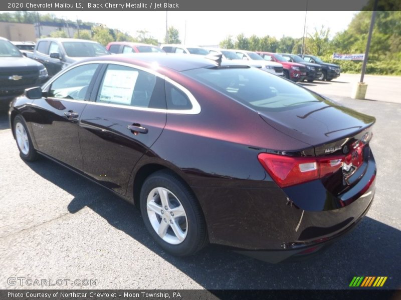 Black Cherry Metallic / Jet Black 2020 Chevrolet Malibu LS