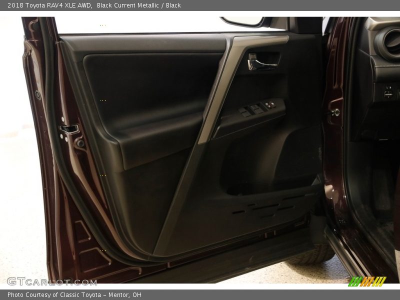 Black Current Metallic / Black 2018 Toyota RAV4 XLE AWD