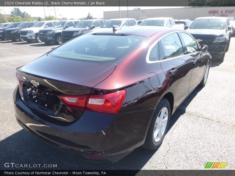 Black Cherry Metallic / Jet Black 2020 Chevrolet Malibu LS