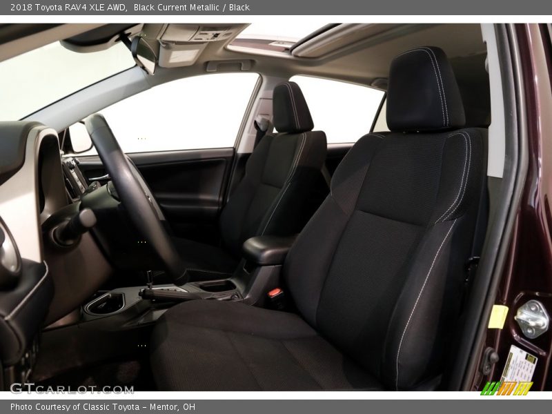 Black Current Metallic / Black 2018 Toyota RAV4 XLE AWD
