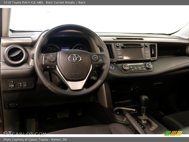 Black Current Metallic / Black 2018 Toyota RAV4 XLE AWD