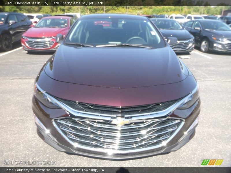 Black Cherry Metallic / Jet Black 2020 Chevrolet Malibu LS