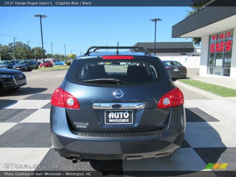 Graphite Blue / Black 2015 Nissan Rogue Select S