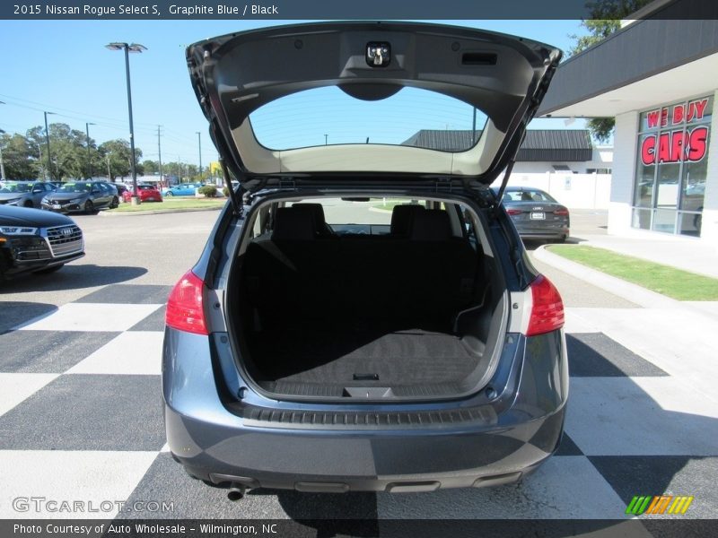 Graphite Blue / Black 2015 Nissan Rogue Select S