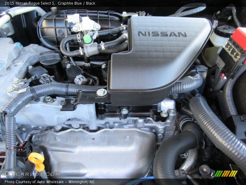 Graphite Blue / Black 2015 Nissan Rogue Select S