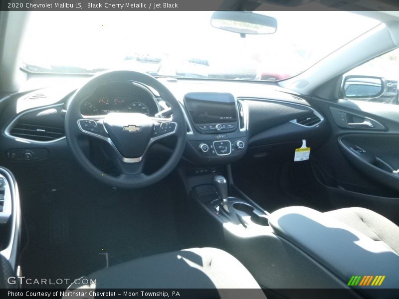 Black Cherry Metallic / Jet Black 2020 Chevrolet Malibu LS